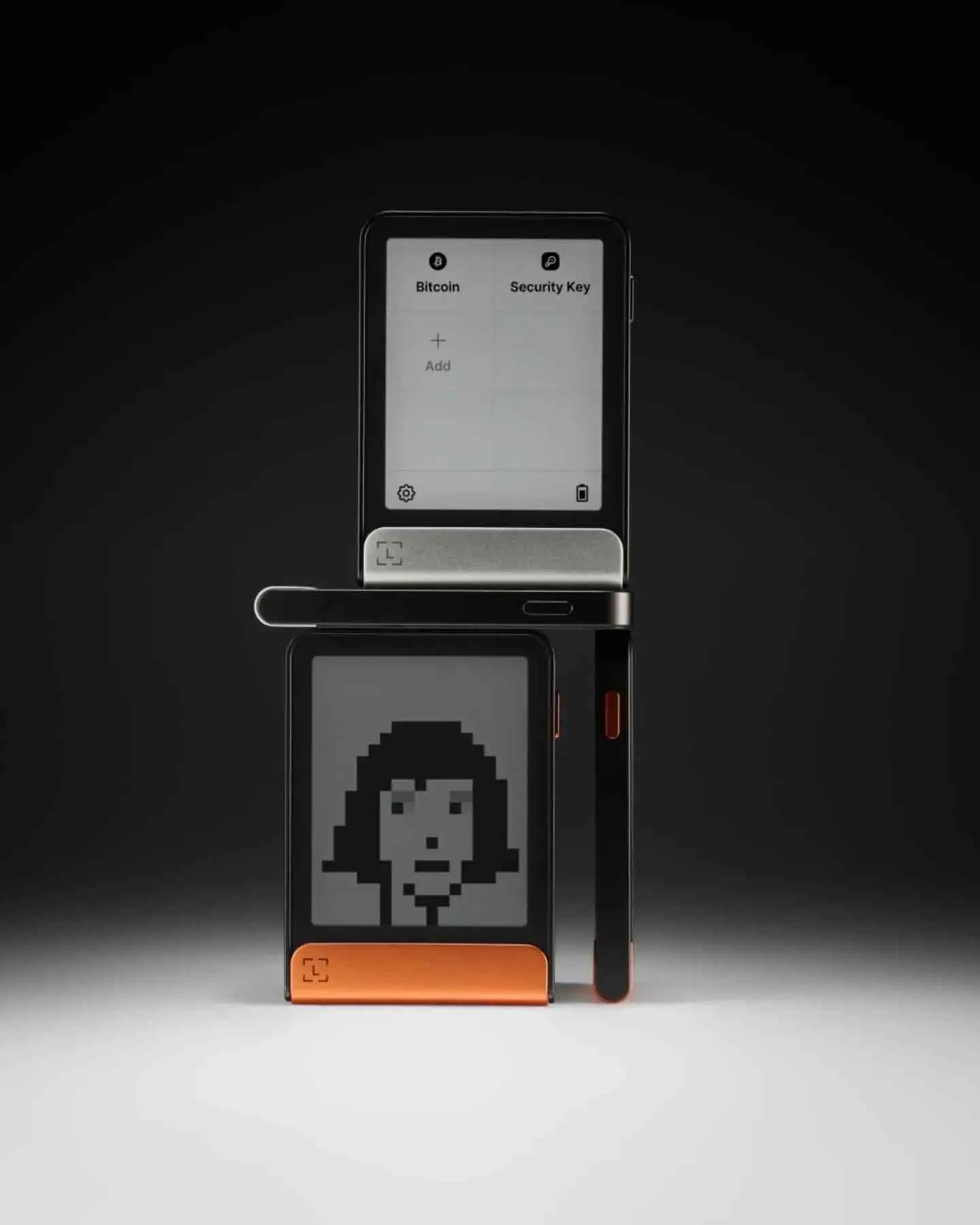 Ledger Flex硬件钱包背面展示质感外观